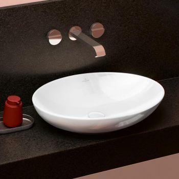 - Villeroy&Boch Loop&Friends umywalka nablatowa 56 x 38 cm biała CeramicPlus 4A4701R1 - 4A4701R1 - Łazienki Szydłowski