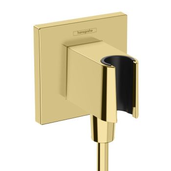 - HANSGROHE FixFit E Przyłącze węża z uchwytem prysznicowym kolor złoty 26889990 - 26889990 - Łazienki Szydłowski