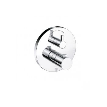 - KLUDI NOVA FONTE Puristic bateria wannowo-natryskowa z termostatem chrom 208300515 - 208300515 - Łazienki Szydłowski