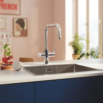 - GROHE-Blue Pure Start Zestaw startowy z filtrem z węglem aktywnym chrom 30596000 - 30596000 - Łazienki Szydłowski