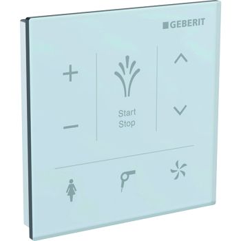  - GEBERIT AquaClean Ścienny panel sterujący szkło kolor biały 147038SI1 - 147.038.SI.1 ob - Łazienki Szydłowski