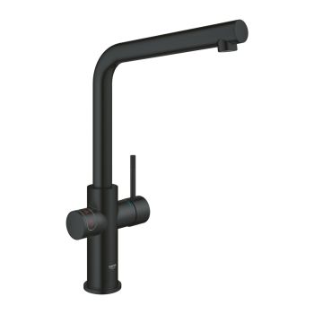 - GROHE-Red Duo Wylewka i bojler w rozmiarze M aksamitna czerń 30327KS1 - 30327KS1 - Łazienki Szydłowski