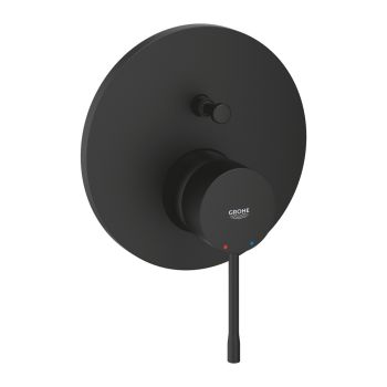  - GROHE-Essence bateria do obsługi dwóch wyjść wody phantom black 24167KF1 - 24167KF1 - Łazienki Szydłowski