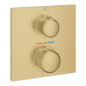  - GROHE-Allure Bateria termostatyczna do obsługi jednego wyjścia wody brushed cool sunrise 19380GN2 - 19380GN2 - Łazienki Szydłowski