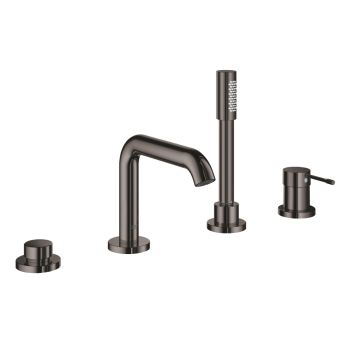  - GROHE-ESSENCE 4-otworowa bateria wannowa hard graphite 25251A01 - 25251A01 - Łazienki Szydłowski