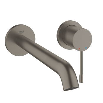  - GROHE-Essence bateria umywalkowa ścienna długa wylewka 23cm brushed hard graphite 29193AL1 - 29193AL1 - Łazienki Szydłowski