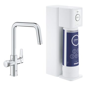 - GROHE-BLUE Pure Eurosmat z filtracją odwróconej osmozy chrom 30586000 - 30586000 - Łazienki Szydłowski