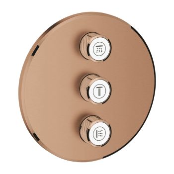  - GROHE-SmartControl Potrójny zawór odcinający brushed warm sunset 29122DL0 - 29122DL0 - Łazienki Szydłowski
