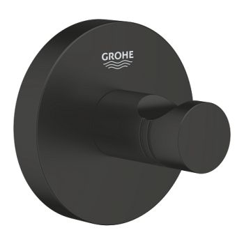 - GROHE-Start Haczyk na płaszcz kąpielowy czarny mat 411732430- ostatnia sztuka - 411732430 - Łazienki Szydłowski
