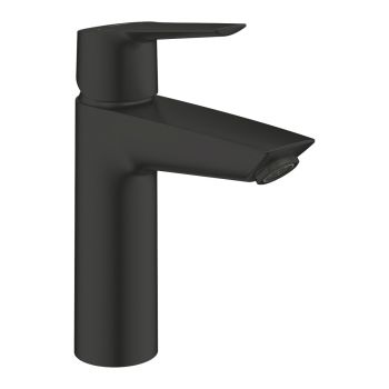 - GROHE-Start Bateria umywalkowa, rozmiar M czarny mat 237462432 - 237462432 - Łazienki Szydłowski
