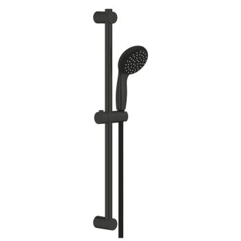 - GROHE-Vitalio Start 100 Zestaw z drążkiem prysznicowym 60 cm, 2 strumienie czarny mat 279482430 - 279482430 - Łazienki Szydłowski