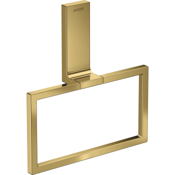 - AXOR Universal Rectangular Wieszak na ręcznik typu Ring złoty optyczny polerowany 42623990 - 42623990 - Łazienki Szydłowski