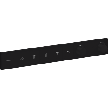 - Hansgrohe RainSelect Bateria termostatyczna do 5 odbiorników czarny mat 15384670 - 15384670 - Łazienki Szydłowski