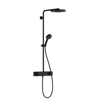 - HANSGROHE Pulsify S Komplet prysznicowy 260 1jet z ShowerTablet Select 400 czarny mat 24220670 - 24220670 - Łazienki Szydłowski