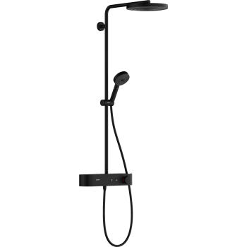 - HANSGROHE Pulsify Komplet prysznicowy czarny mat 24221670 - 24221670 - Łazienki Szydłowski