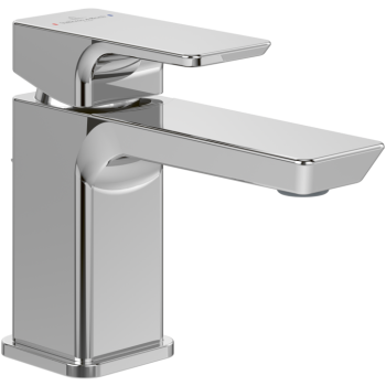  - Villeroy&Boch Subway 3.0 mała bateria umywalkowa z zestawem odpływowym, chrom TVW11200100061 - TVW11200100061 - Łazienki Szydłowski