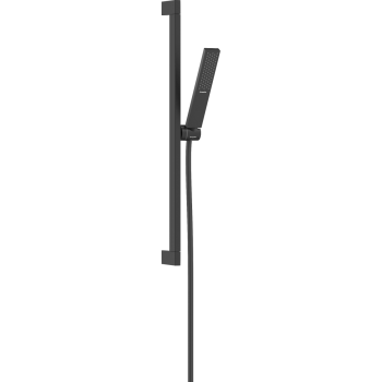 - HANSGROHE Pulsify E Zestaw prysznicowy 100 1jet EcoSmart z drążkiem 65 cm czarny mat 24370670 - 24370670 - Łazienki Szydłowski