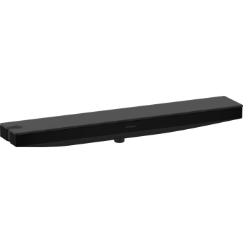 - HANSGROHE Rainfinity Porter 500 Przyłącze kątowe z uchwytem prysznicowym i półką prysznicową L, czarny mat 26843670 - 26843670 - Łazienki Szydłowski