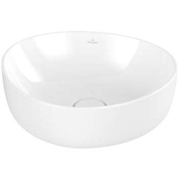  - Villeroy&Boch Antao Umywalka stojąca na blacie, 40 x 39,5 x 14,6 cm, biała CeramicPlus, 4A7240R1 - 4A7240R1 - Łazienki Szydłowski