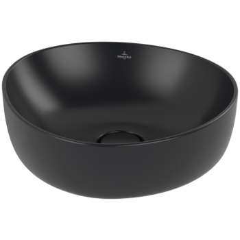  - Villeroy&Boch Antao Umywalka stojąca na blacie, 40 x 39,5 cm Pure Black CeramicPlus 4A7240R7 - 4A7240R7 - Łazienki Szydłowski