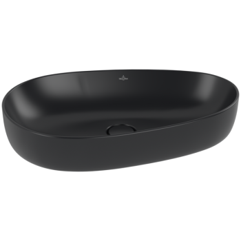  - Villeroy&Boch Antao Umywalka stojąca na blacie, 65 x 40 cm, Pure Black CeramicPlus, 4A7465R7 - 4A7465R7 - Łazienki Szydłowski
