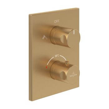 - Villeroy&Boch Universal Taps & Fittings bateria podtynkowa termostat, do 2 odbiorników brushed gold TVD00065300076 - TVD00065300076 - Łazienki Szydłowski