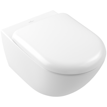  - Villeroy&Boch Antao Miska WC podwieszana bez kołnierza 56 x 37 cm stone white ( biały mat ) CeramicPlus 4674T0RW - 4674T0RW - Łazienki Szydłowski