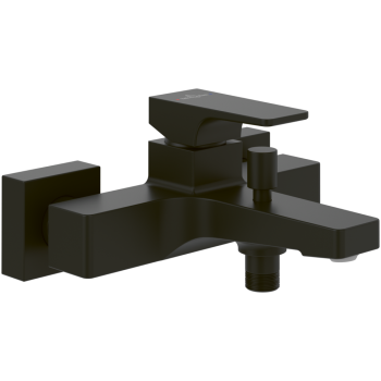 - Villeroy&Boch Architectura Square bateria wannowa, czarny mat TVT125001000K5 - TVT125001000K5 - Łazienki Szydłowski