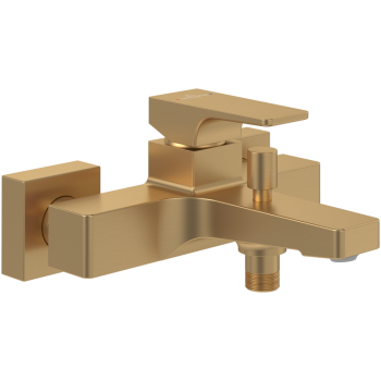 - Villeroy&Boch Architectura Square bateria wannowa, brushed gold TVT12500100076 - TVT12500100076 - Łazienki Szydłowski