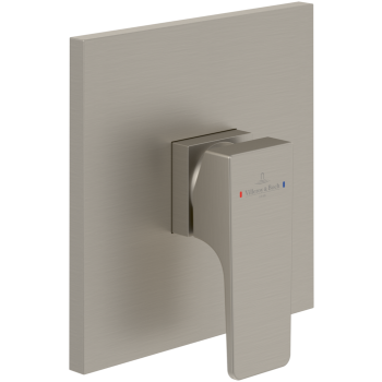 - Villeroy&Boch Architectura Square bateria prysznicowa podtynkowa, nikiel szczotkowany TVS12500200064 - TVS12500200064 - Łazienki Szydłowski