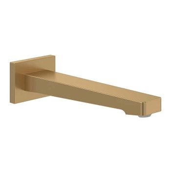 - Villeroy&Boch Architectura Square wylewka wannowa 22,4 cm brushed gold TVT12500200076 - TVT12500200076 - Łazienki Szydłowski