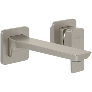 - Villeroy&Boch Subway 3.0 bateria umywalkowa ścienna, brushed nickel matt TVW11200700064 - TVW11200700064 - Łazienki Szydłowski