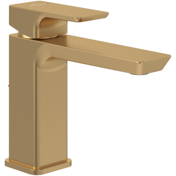  - Villeroy&Boch Subway 3.0 bateria umywalkowa z zestawem odpływowym, złoty szczotkowany TVW11200200076 - TVW11200200076 - Łazienki Szydłowski