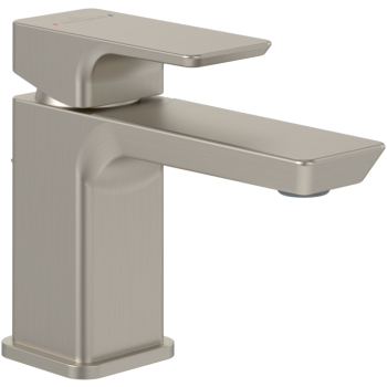  - Villeroy&Boch Subway 3.0 mała bateria umywalkowa z zestawem odpływowym, brushed nickiel matt TVW11200100064 - TVW11200100064 - Łazienki Szydłowski
