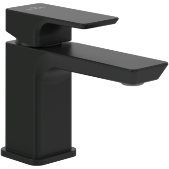  - Villeroy&Boch Subway 3.0 mała bateria umywalkowa, czarny mat TVW112001001K5 - TVW112001001K5 - Łazienki Szydłowski