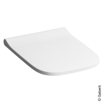  - GEBERIT SMYLE Square Deska sedesowa wolnoopadająca biały połysk 500687011 - 500.687.01.1 - Łazienki Szydłowski