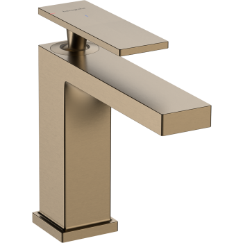 - HANSGROHE Tecturis E bateria umywalkowa 110 CoolStart z kompletem odpływowym kolor brąz szczotkowany 73014140 - 73014140 - Łazienki Szydłowski