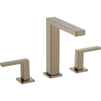 - HANSGROHE Tecturis E 3-otworowa bateria umywalkowa 150 z kompletem odpływowym Push-Open kolor brąz szczotkowany 73030140 - 73030140 - Łazienki Szydłowski