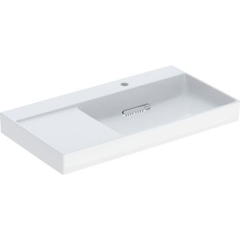 - GEBERIT ONE umywalka 90x48 cm biały połysk z powłoką keratec 505043001 - 505.043.00.1 - Łazienki Szydłowski