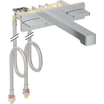 - Geberit ONE 3-otworowa bateria umywalkowa zasięg 18 cm chrom 116463211 - 116.463.21.1 - Łazienki Szydłowski
