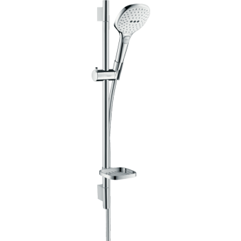 - HANSGROHE Raindance Select E Zestaw prysznicowy 120 3jet chrom / biały 26622400 - 26622400 - Łazienki Szydłowski