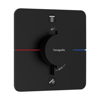 - HANSGROHE ShowerSelect Comfort Q Bateria termostatyczna, podtynkowa do 2 odbiorników czarny mat 15583670 - 15583670 - Łazienki Szydłowski