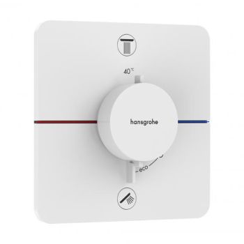  - HANSGROHE ShowerSelect Comfort Q Bateria termostatyczna, podtynkowa do 2 odbiorników biały mat 15583700 - 15583700 - Łazienki Szydłowski