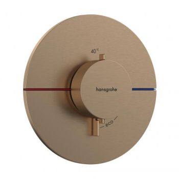 - HANSGROHE ShowerSelect Comfort S Bateria termostatyczna, Brąz Szczotkowany 15559140 - 15559140 - Łazienki Szydłowski