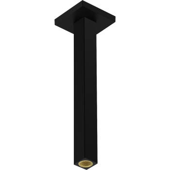 - HANSGROHE Ramię sufitowe E 30 cm czarny mat 24339670 - 24339670 - Łazienki Szydłowski