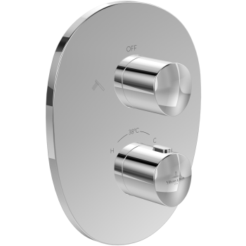 - Villeroy&Boch Antao Termostatyczna bateria do 2 odbiorników chrom TVS11100200061 - TVS11100200061 - Łazienki Szydłowski