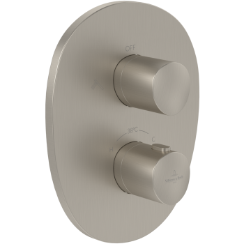 - Villeroy&Boch Antao Termostatyczna bateria do 2 odbiorników, brushed nickel matt TVS11100200064 - TVS11100200064 - Łazienki Szydłowski