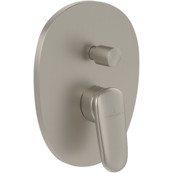 - Villeroy&Boch Antao podtynkowa bateria wannowo prysznicowa, brushed nickel matt TVT11100100064 - TVT11100100064 - Łazienki Szydłowski