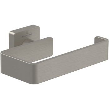 - Villeroy&Boch Elements-Striking Uchwyt na papier toaletowy bez pokrywy, brushed nickel matt TVA15201400064 - TVA15201400064 - Łazienki Szydłowski