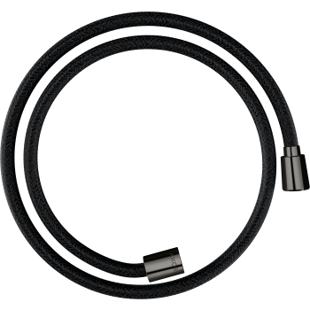  - Axor ShowerSolutions Tekstylny wąż prysznicowy 1,25 m z nakrętką cylindryczną i stożkową czarny chrom polerowany 28227330 - 28227330 - Łazienki Szydłowski
